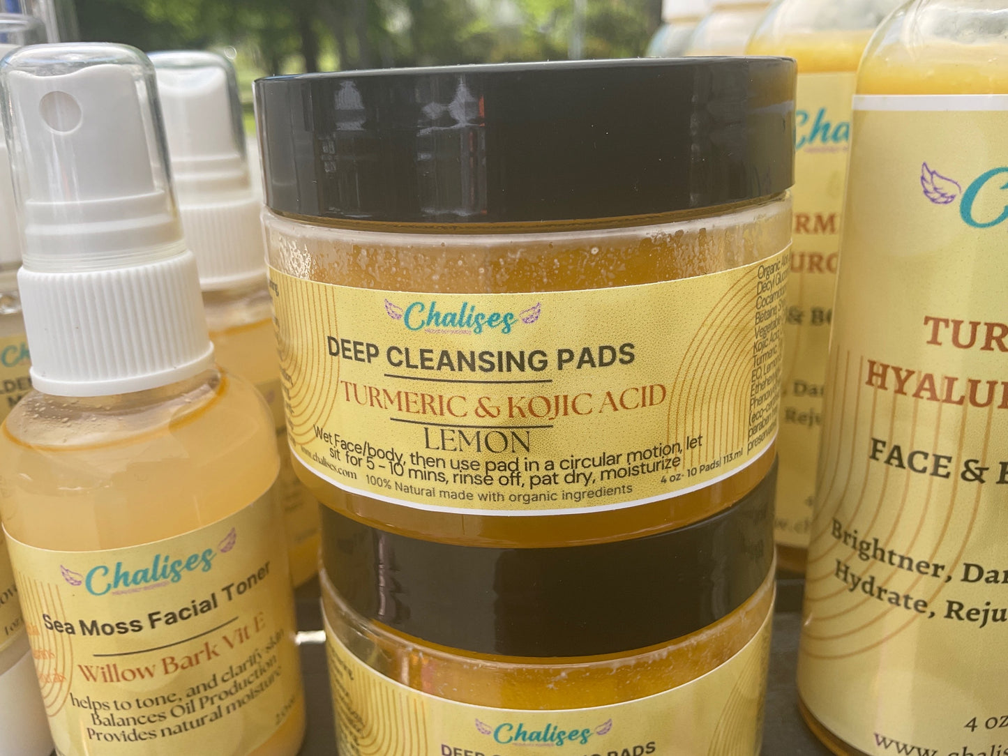 Wash n Glo Turmeric & Kojic Acid Cleansing Pads image 4