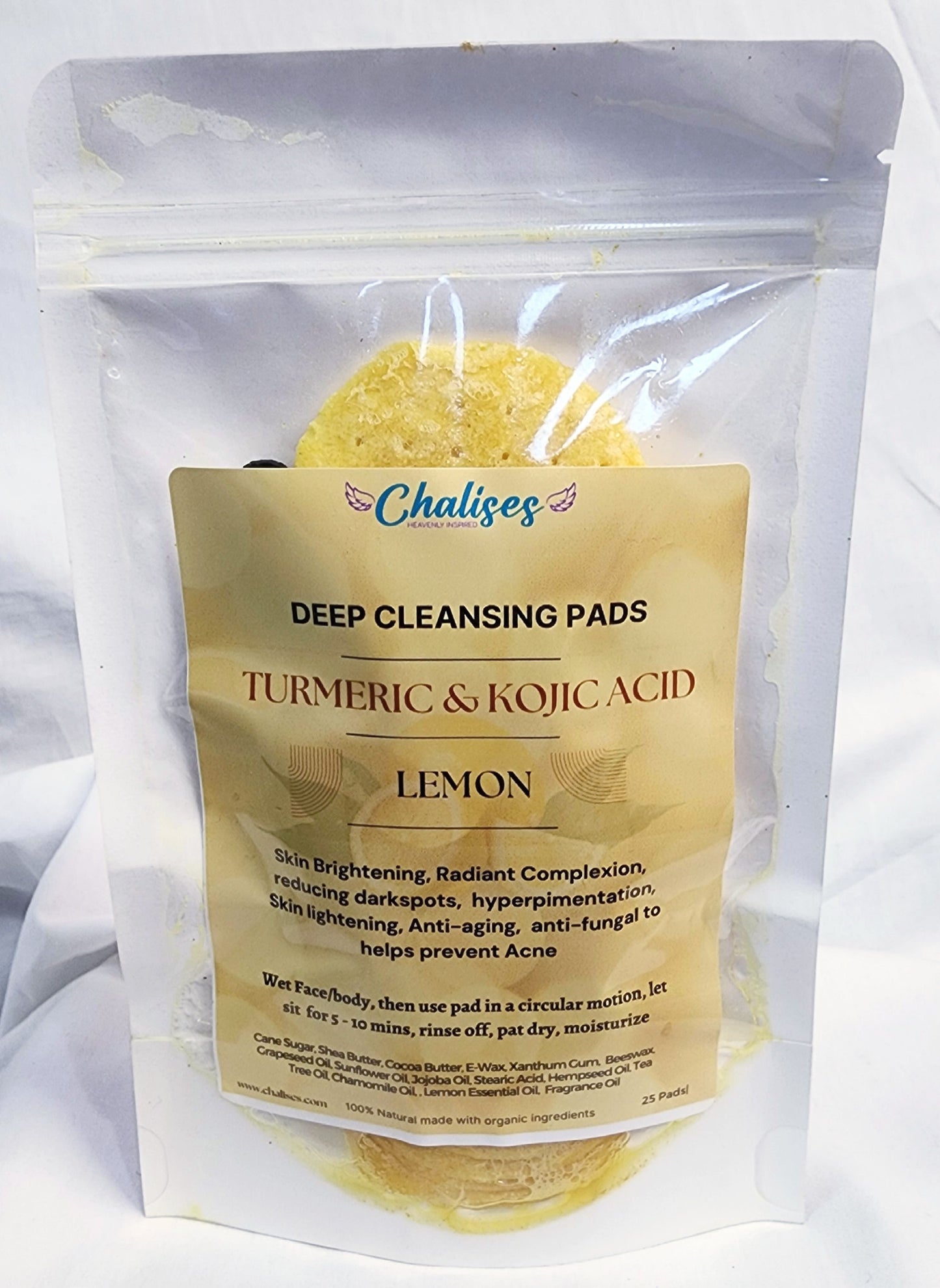 Wash n Glo Turmeric & Kojic Acid Cleansing Pads image 3