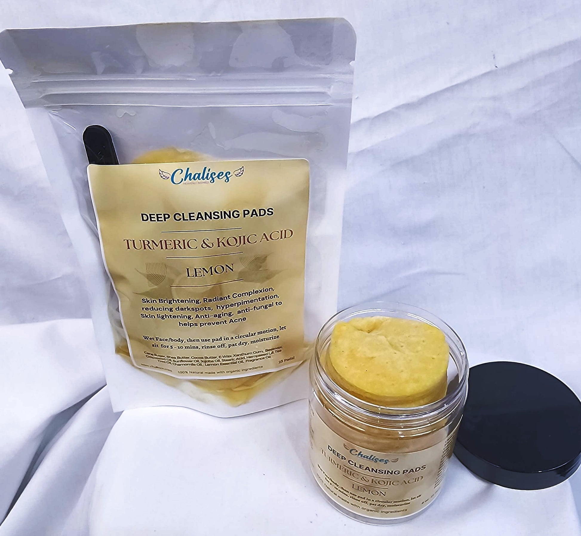 Wash n Glo Turmeric & Kojic Acid Cleansing Pads image 0